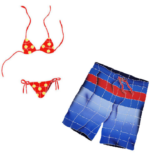 Mosaic Pool Hang Ten Surf Wear