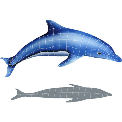 Mosaic Pool Dolphins