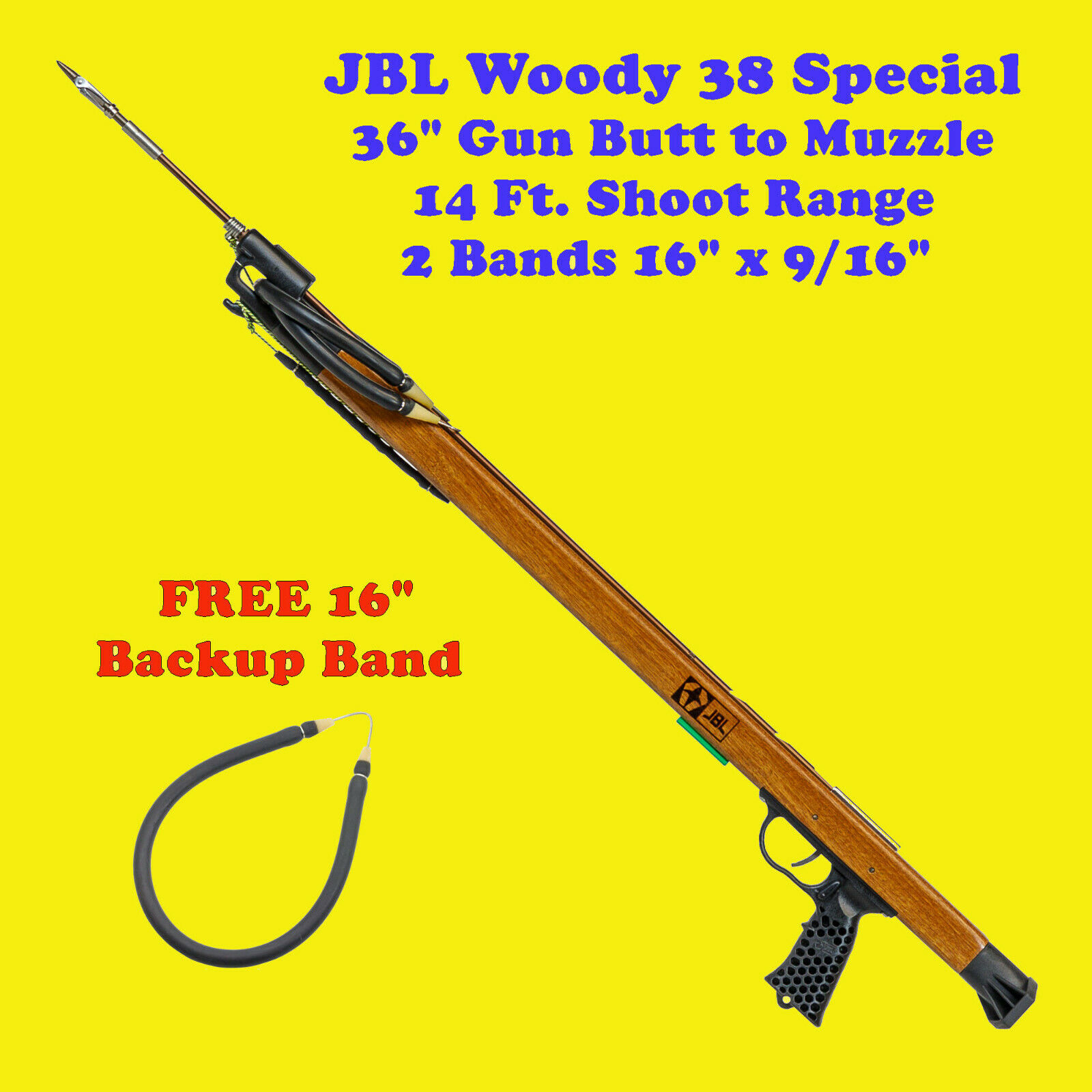 800mm Barrel 80 Cobia Speargun with Reel 