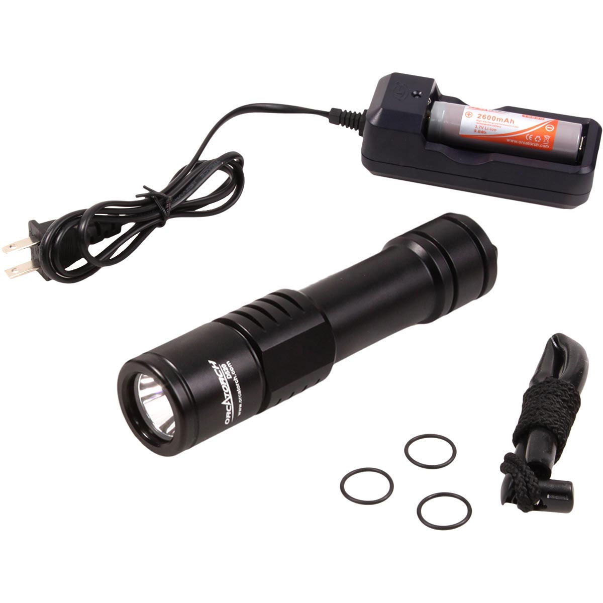 Orca D520 dive scuba night Light torch Accessories