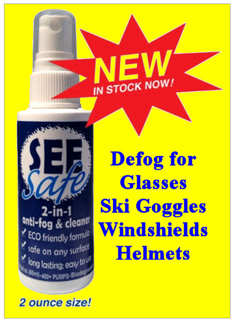 SeeSafe Anti fogging Defog for Glasses Windshield helmets goggles 